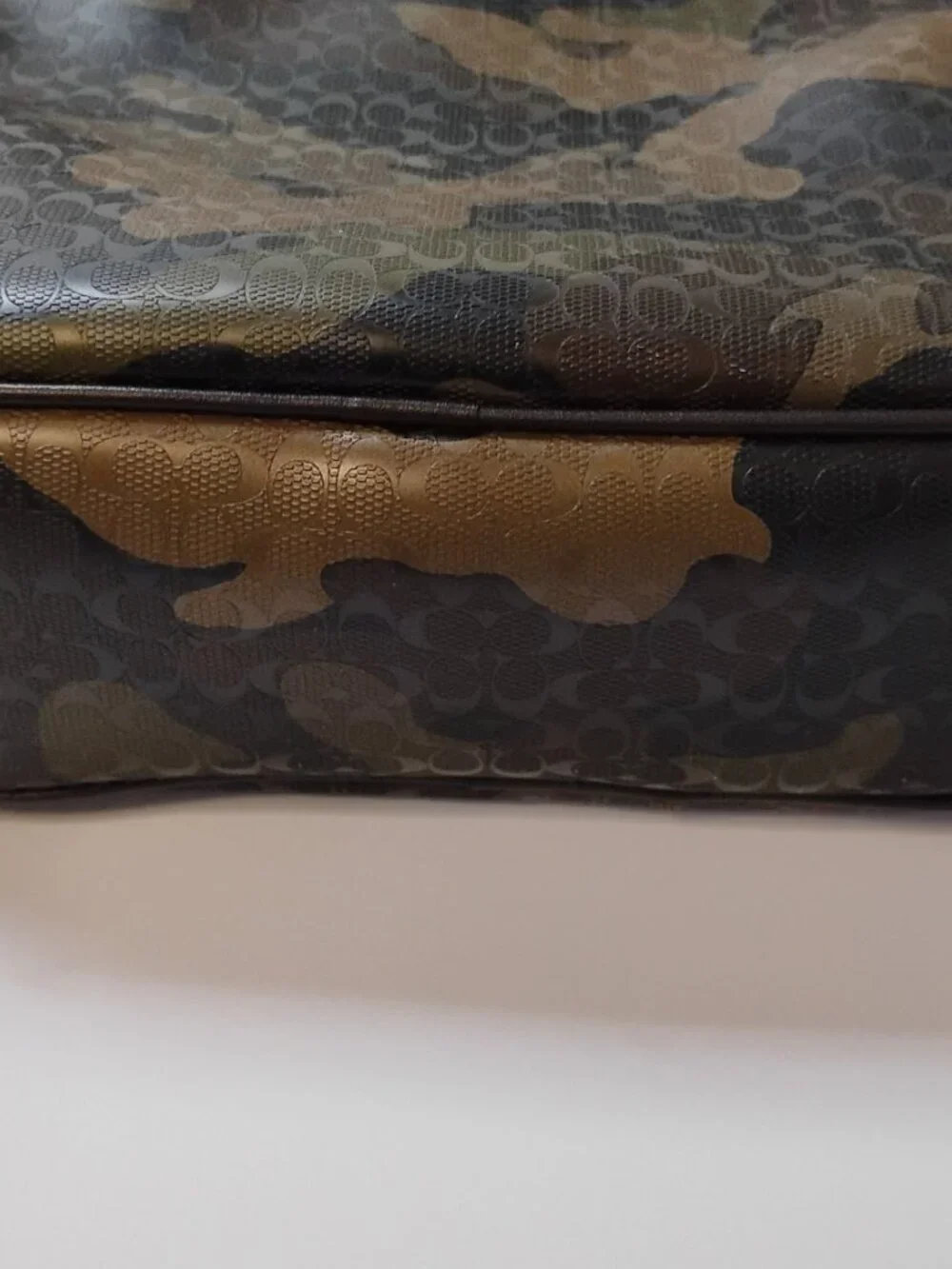 Coach Houston Flight Bag in Signature Camo Print